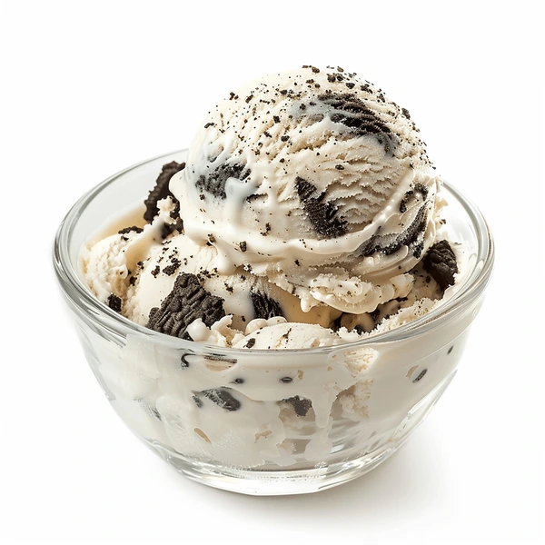 Hudsonville Ice Cream Cream-filled chocolate cookies blended in vanilla ice cream product image