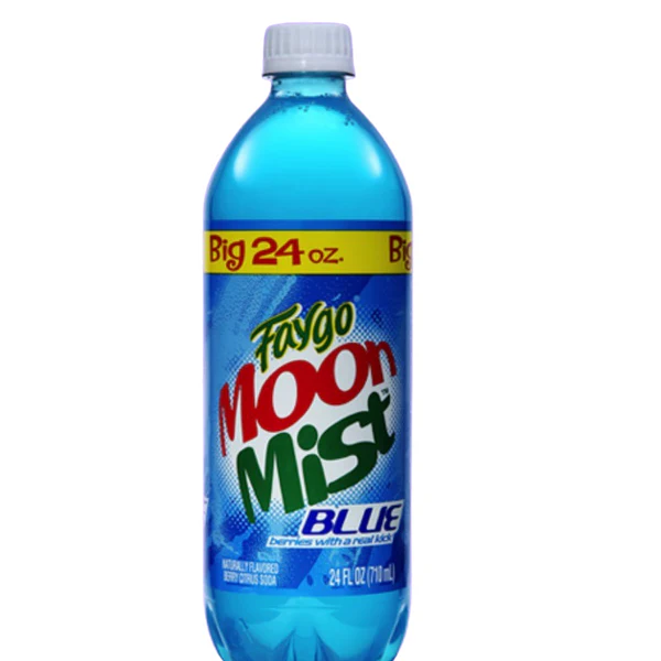 Faygo Moon Mist Blue Berry Citrus SodaPop plastic bottle product image