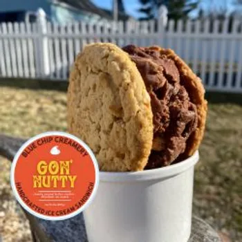 Blue Chip Creamery GON' NUTTY Ice Cream Sandwich Chocolate Ice Cream product image