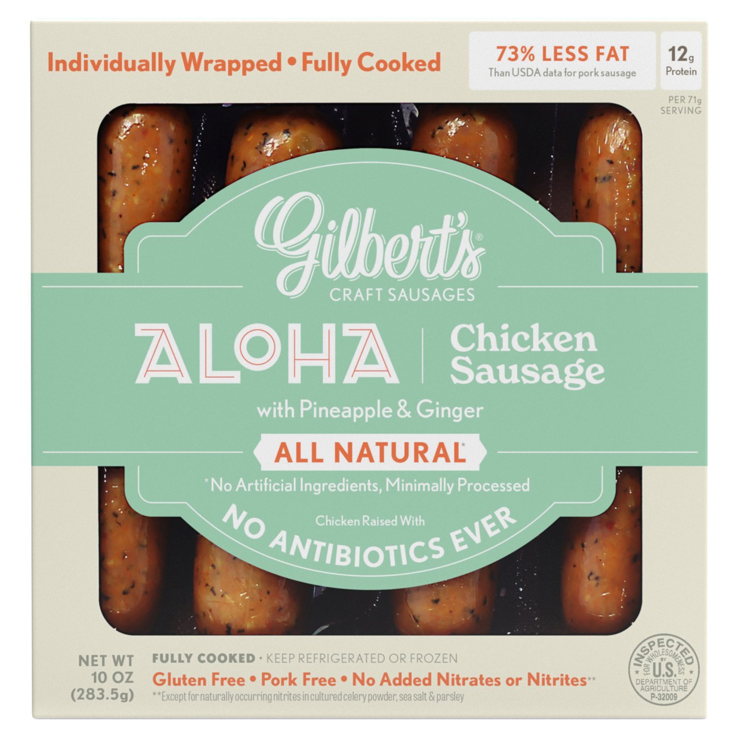 Gilbert's Craft Sausages Aloha Chicken Sausage product image