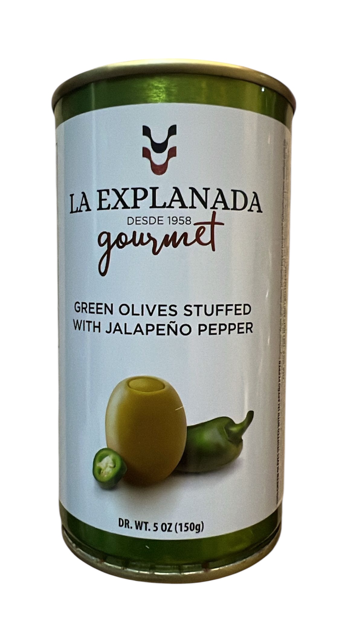 【ALLADINA】 La Explanada Gourmet Green Olives Stuffed With Roasted Pepper