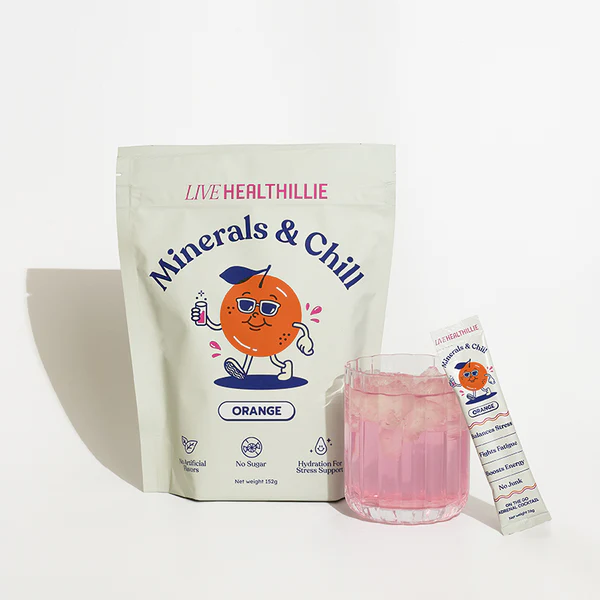 Live Healthillie Minerals & Chill Orange Hydration Drink Mix product image