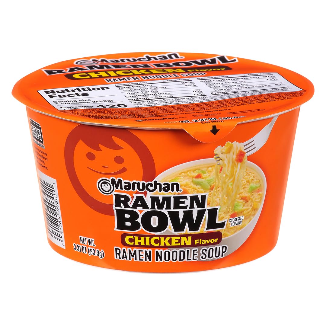 Maruchan Ramen Bowl Chicken Ramen Noodle Soup product image