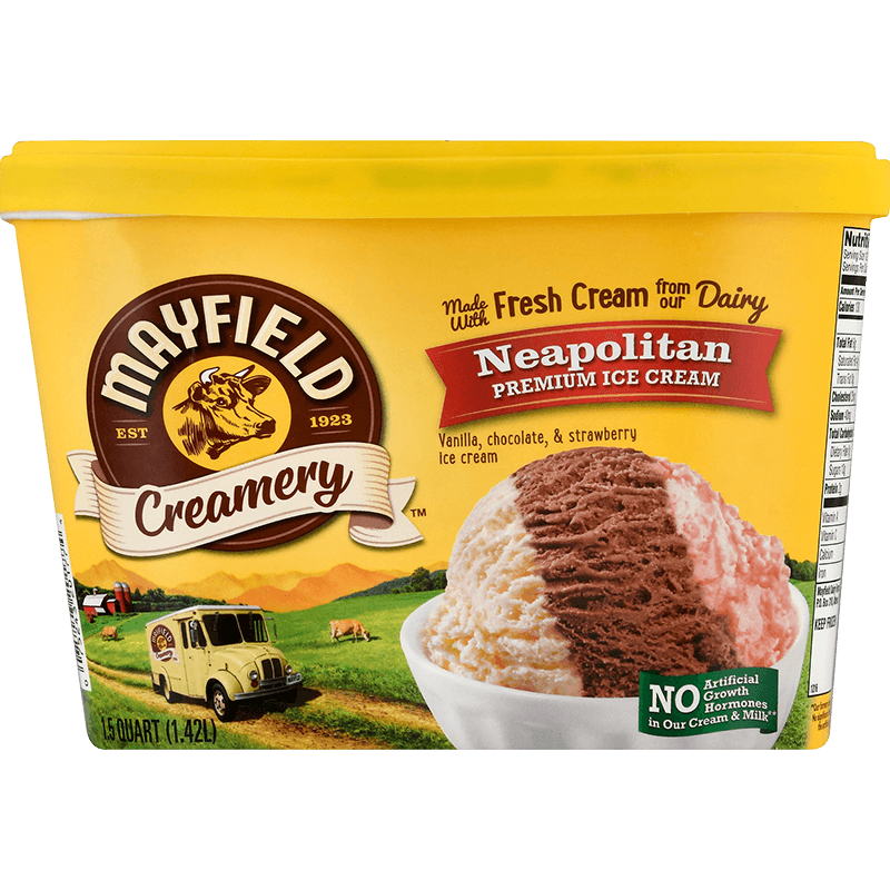 Mayfield Creamery Premium Ice Cream Neapolitan product image