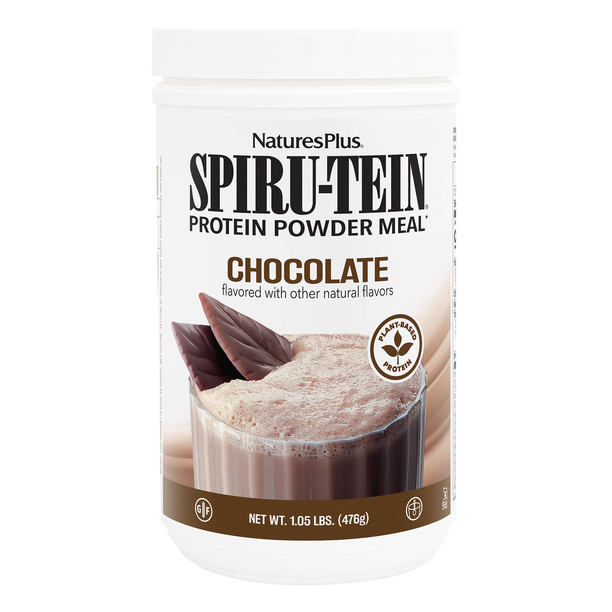 NaturesPlus SPIRU-TEIN Protein Powder Meal Chocolate product image
