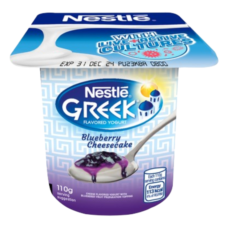 Nestle Crunch Nestle Blueberry Cheesecake Greek Flavored Yogurt product image