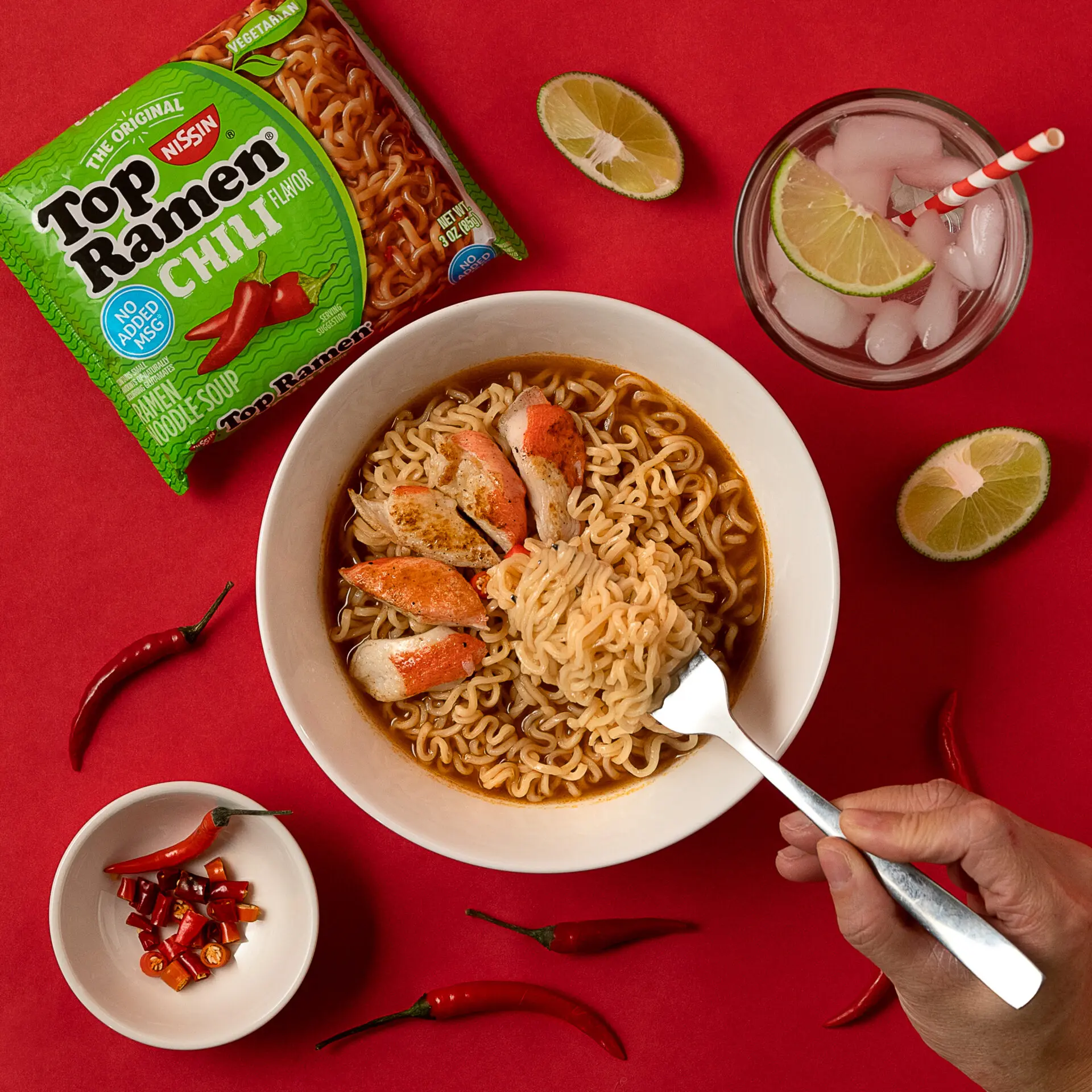 Nissin Top Ramen Chili Chicken Flavor product image