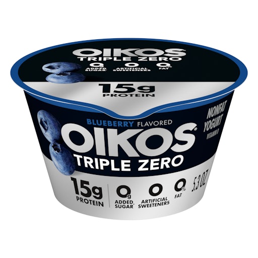 Oikos Triple Zero Blueberry Flavored Yogurt product image