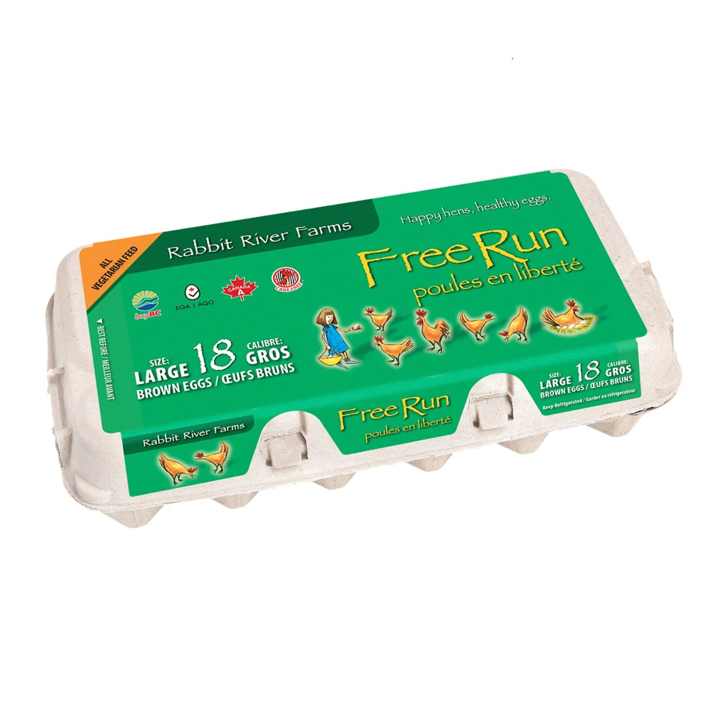 Rabbit River Farms Free Range Large Eggs