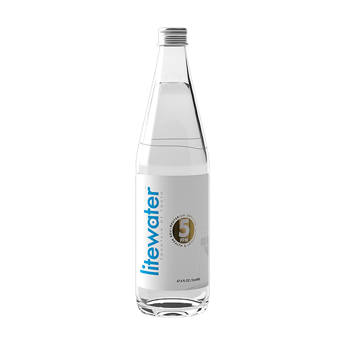 Litewater 5 ppm Deuterium Depleted Wate (glass)