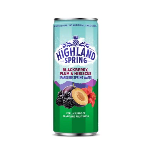 Highland Spring Sparkling Flavored Water  (Can)