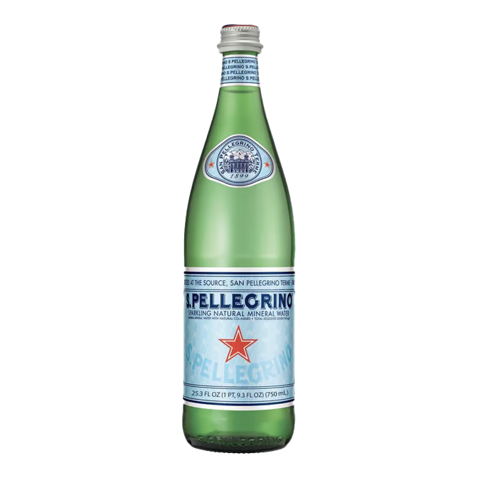 San Pellegrino Sparkling Natural Mineral Water (glass)